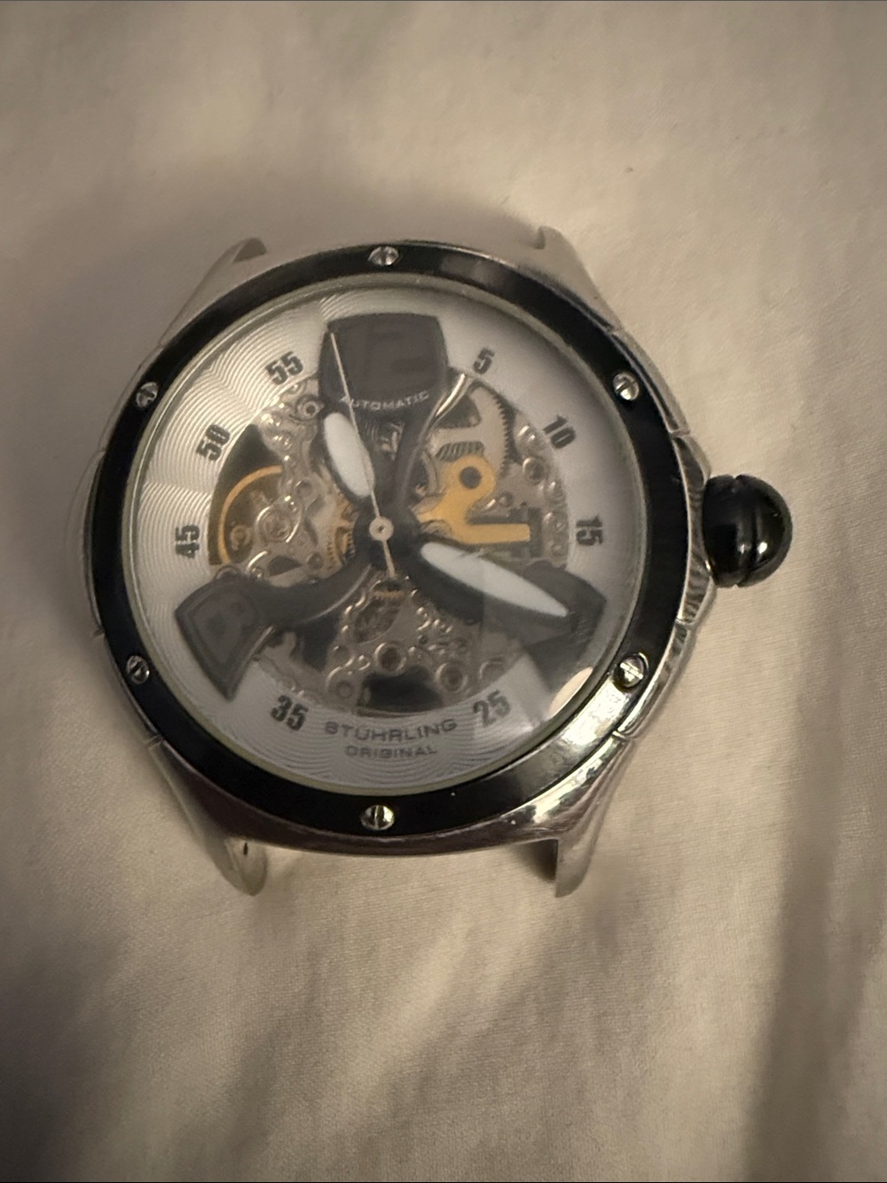 Stuhrling Original Mens Watch Alpine 4AT Automatic ST-90089 20 Jewels
